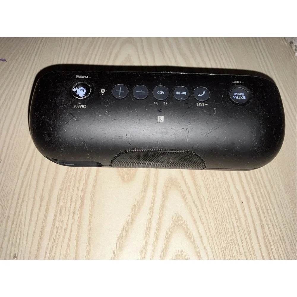 Sony SRS-XB20‎ EXTRA BASS Portable Bluetooth Speaker With Light - Black - Tested